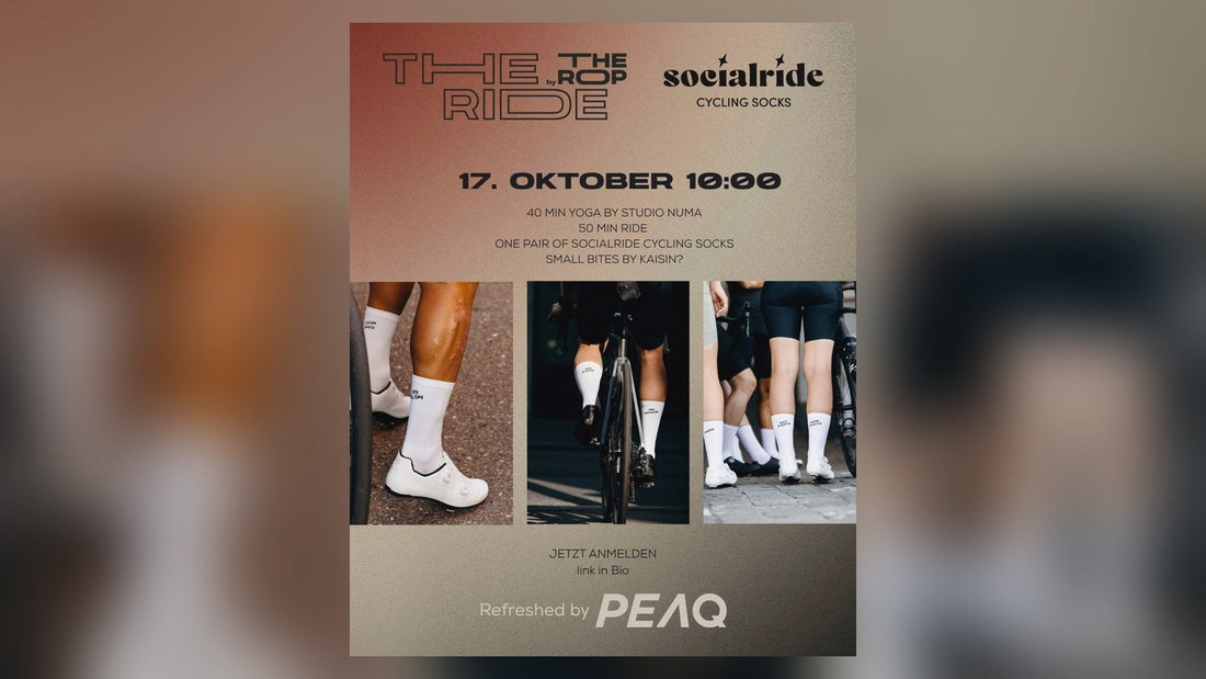THE RIDE × socialride: Yoga & Indoor Cycling in Luzern am 17. Oktober