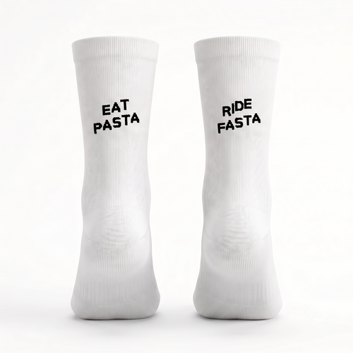 socialride Fahrradsocken - Eat Pasta Ride Fasta