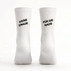 Cycling Socken Schweiz Spruch "Keine Gnade für die Wade"