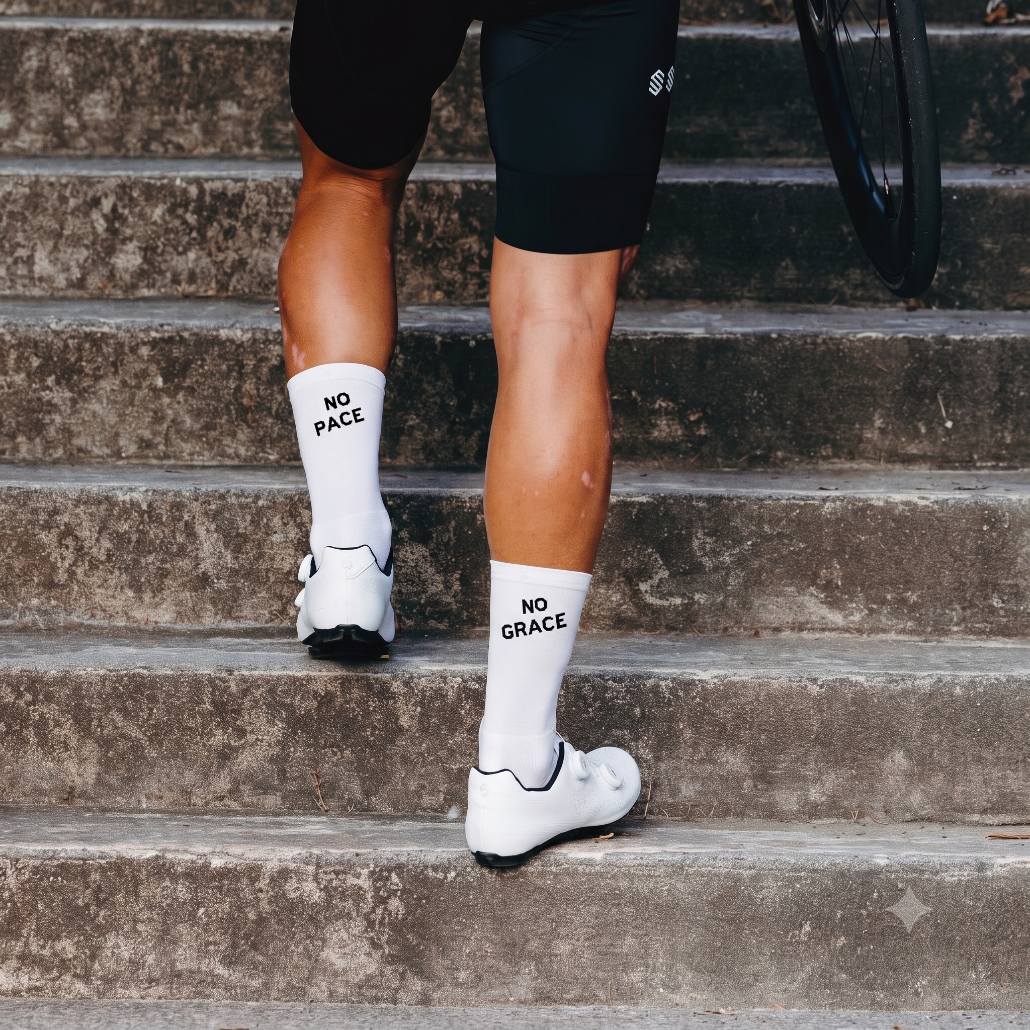 socialride Fahrradsocken - No Pace No Grace