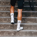 socialride Fahrradsocken - No Watts No Glory