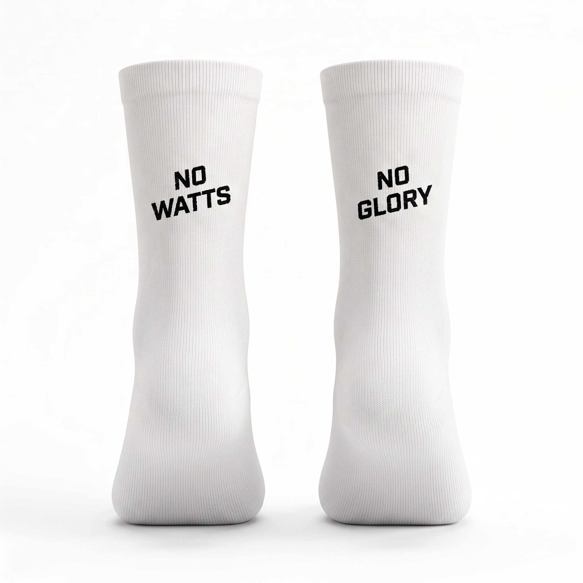 socialride Fahrradsocken - No Watts No Glory